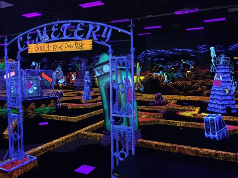 monster mini golf and laser tag